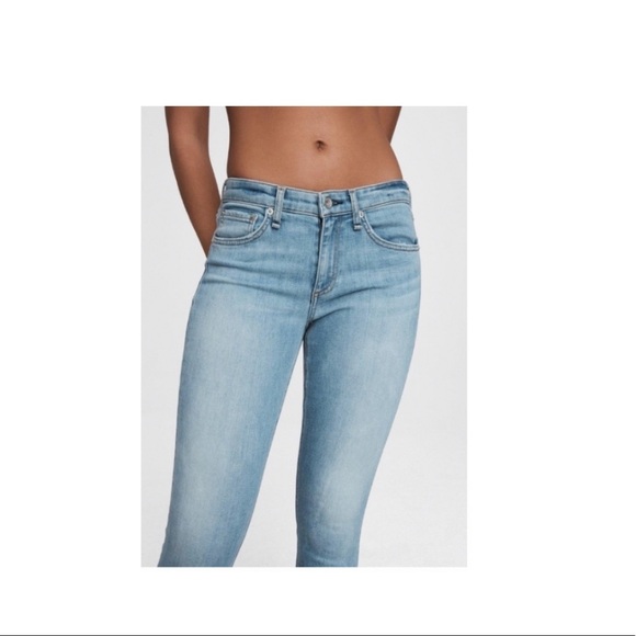 Rag & Bone Cate Mid-Rise Ankle Skinny Jeans in Harper. - Picture 5 of 13